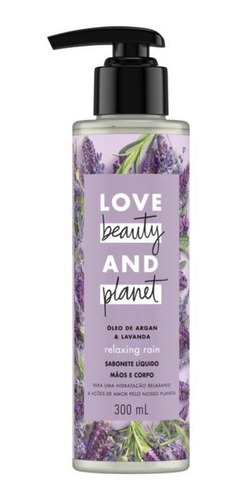 Sabonete Líquido Love Beauty And Planet Relaxing Rain 300ml