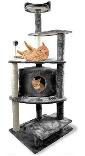 Cat Muebles De Casa En El Árbol Para Gatos Y Gatitos