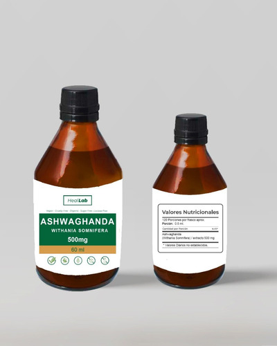 Aswaghanda 500 Mg Solucion Oral Organica Witania Somnifera 