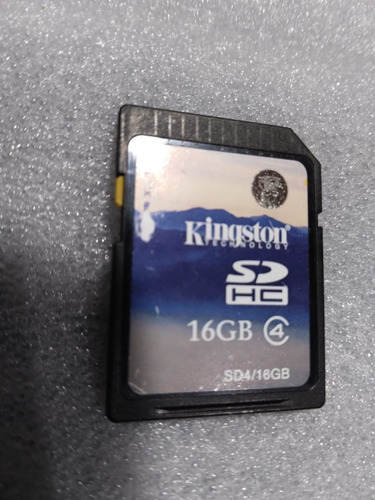 Memoria Sd 16gb Kingston Clase 4 Sdhc