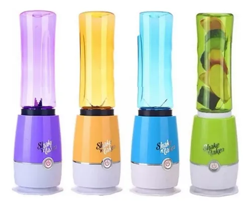 Juguera Portátil Licuadora 2 Vasos Batidora Portátil