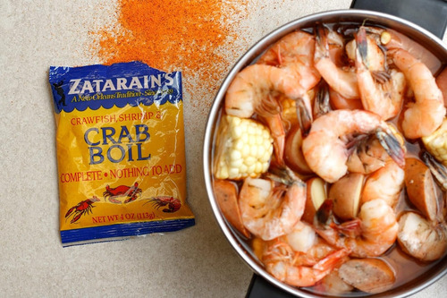 Sazonador Mariscos Zatarain's Crawfish Shrimp Crab Boil 113g