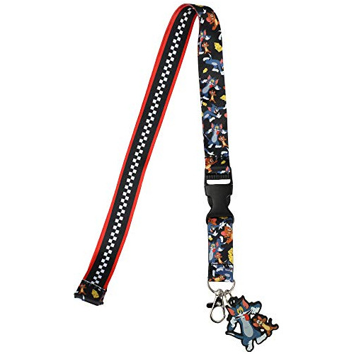 Lanyard De Tom Y Jerry Identificación De Plástico, Ca...