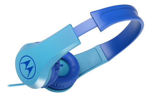 Audífono Squads200 Cable Manos Libres Infantil Azul Motorola
