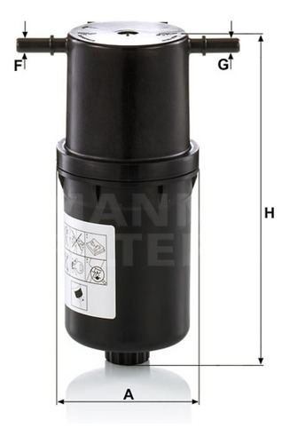 Filtro De Combustible Vw Crafter 2.0 Tdi 2012-2014 Wk9024
