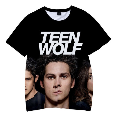 Camiseta De Manga Corta Con Estampado 3d De Teen Wolf