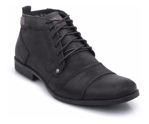 Tenis Bota Masculina Coturno Couro Legitimo Rustica Bergally