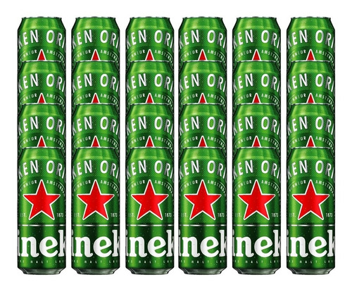 Cerveza Heineken Lata 473ml Pack X24 Unidades Latas 
