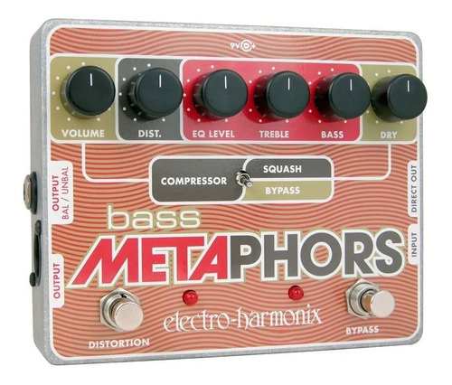 Pedal Preamp De Bajo Electro Harmonix Bass Metaphors Oferta!