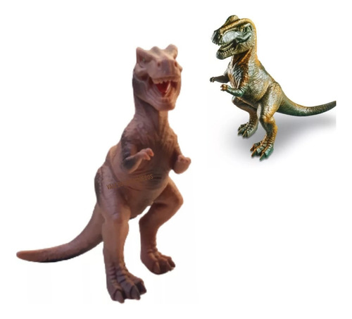 Dinossauro Vinil 30cm Premium  Tiranossauro Rex Grande Macio