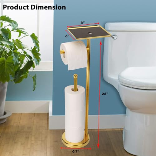 Soporte De Papel Higiénico Dorado Noonext, Soporte De Papel