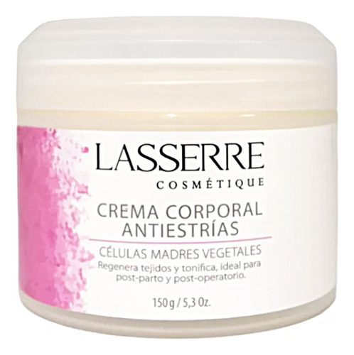 Crema Corporal Antiestrías, Células Madres Vegetales 150gr.