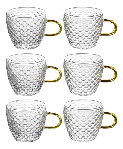 Juego De Tetera De Vidrio Tetera Doméstica 6 X Taza De Té