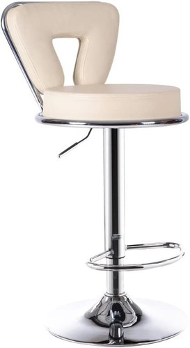 Silla Bar Espaldar En U Blanco