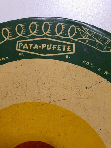 Antiguo Juguete -lata Litografiada Pata- Pufete- Pepe Biondi
