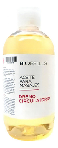  Aceite Para Masajes Dreno Circulatorios Biobellus X 250ml Tipo de envase Frasco