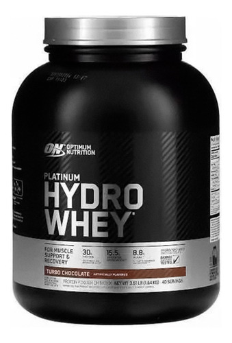 Proteina Optimum Nutrition Hydro Whey 3.5 Lb 40 Servicios