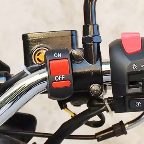Imagen 4 de 9 de Switch Universal Moto Para Faros Led Y Accesorios Geobyte