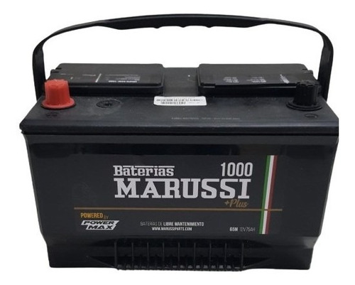 Bateria Marussi Plus 65m 1000a 12v 75ah