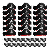 Comprar Sombreros De Pirata Clásicos Para Carnaval O Halloween, 36 P