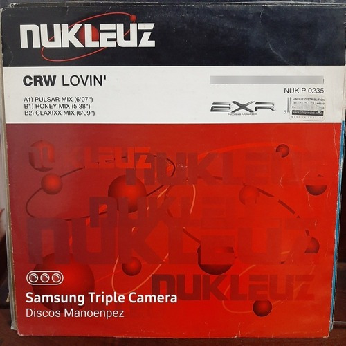 Vinilo Crw Lovin Pulsar Honet Claxixx Mix Nukleuz Bxr D2