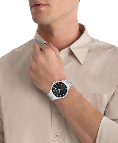 Calvin Klein Define Reloj De Cuarzo Con Caja De Acero Inoxid