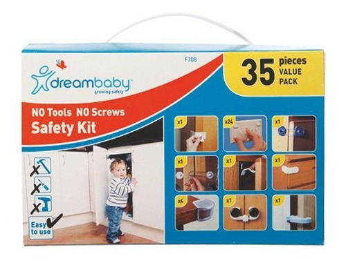 Seguridad Bebe Dreambaby Kit De Seguridad 35 Piezas