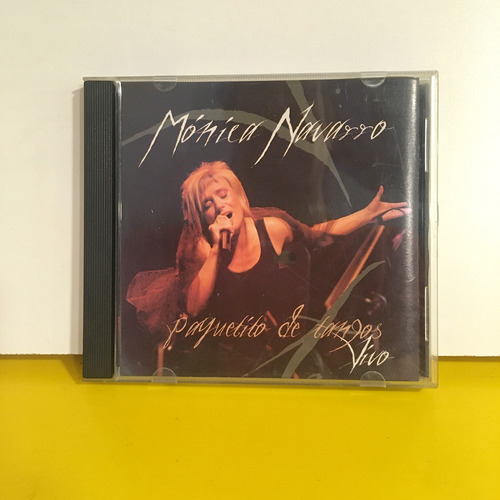 Cd De Mónica Navarro. Paquetito De Tangos En Vivo. Usado