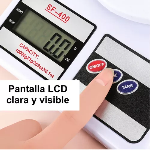 Báscula Digital Para Cocina Gramera Electrónica Pesa De 1 Gramos a 10 kg :  : Hogar y Cocina