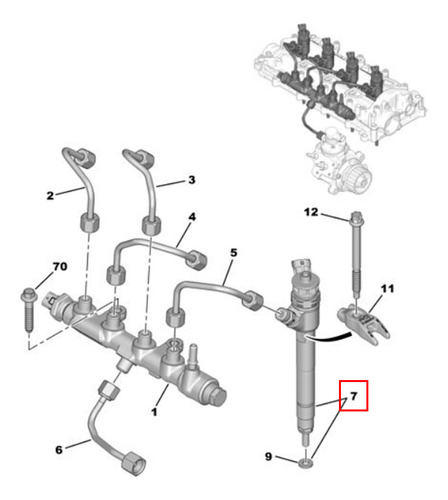 Bico Injetor 1.5 Diesel Scudo Expert Jumpy Original Mopar
