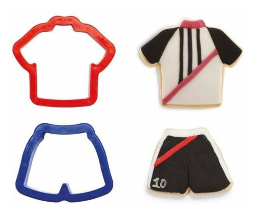 Cortador De Galletas Fútbol Jugador Ropa Cocina Decoración P