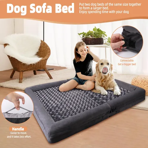 Camas Para Perros Ortopédicos Grandes Y Medianos, Lavables.