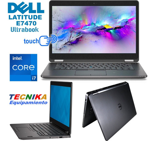 Imagen 3 de 7 de Dell Latitude E7470 Ultrabook Core I7 16gb 256gb Touchscreen