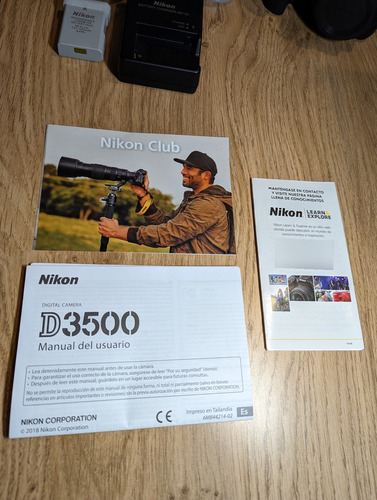 Nikon Kit D3500 + Lente 18-55mm Vr + Lente 70-300mm (Usado)