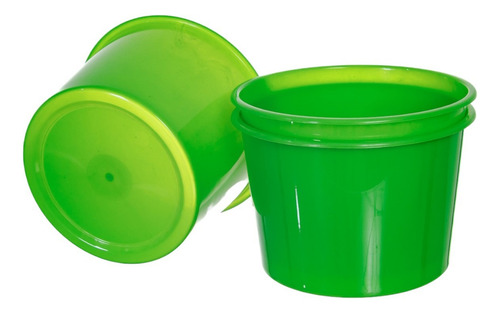 Kit 40 Baldes De Pipoca 1,5 Litro Cor Verde-limão