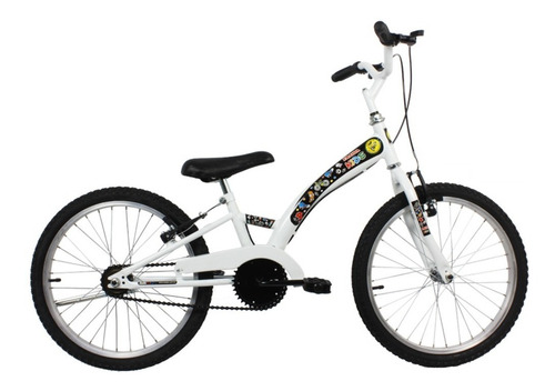 Bicicleta Aro 20 Monotubo - Branco