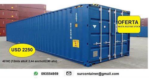 Containers Marítimos - Contenedores Usados 20