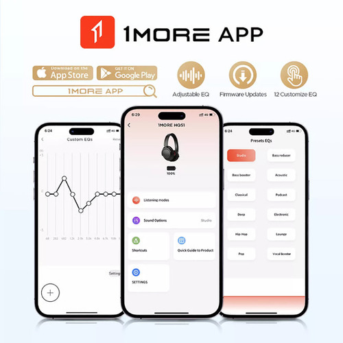 Audífonos Bluetooth Con Micrófono 1more Sonoflow Pro
