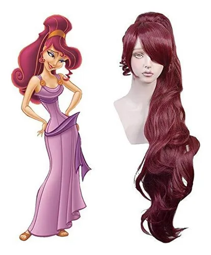 Peluca Hércules Para Cosplay De La Princesa Megara 2024