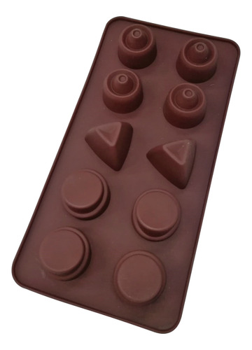 Molde Para Chocolates Silicona 3 Diseños