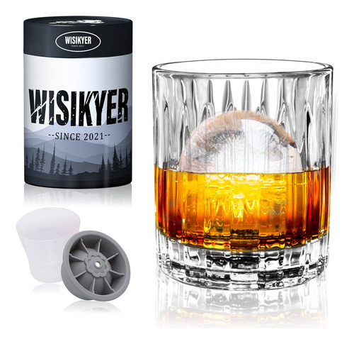 Vasos De Whisky, 9 Onzas, Vaso De Bourbon Giratorio Con Mold