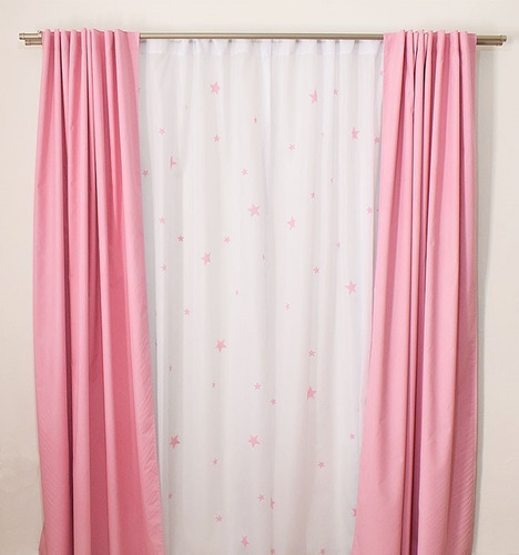 Cortinas Black Out  +  Voile Estampado