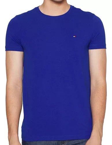 Camiseta Tommy Hilfiger Preta Básica Masculino