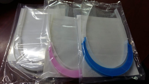 Careta Protector Facial Abatible - Colores Translucidos