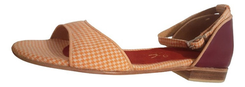 Sandalias De Cuero Chatitas Mujer Zapatos Primavera Verano