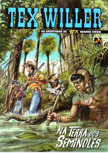 Tex Willer Nº 20 - Na Terra Dos Seminoles - 68 Páginas Em Português - Editora Mythos - Formato 15 X 21 - Capa Mole - Bonellihq Cx142 U20