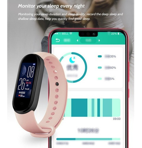 Pulsera Inteligente M6 Smartband Bluetooth Notificaciones 