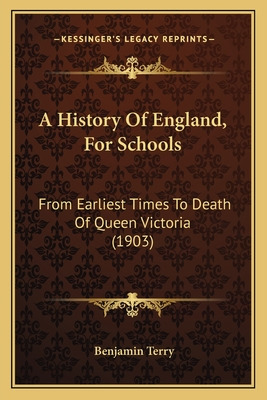 Libro A History Of England, For Schools: From Earliest Ti...