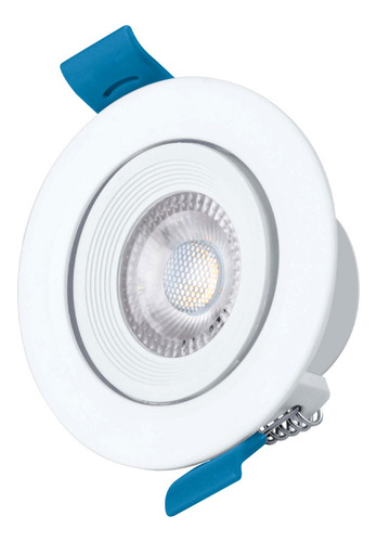 Pack 6 Luminarios Redondos Empotrables Aksi 3w Luz Cálida