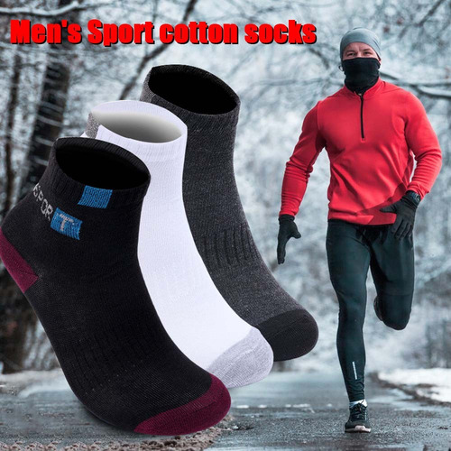 Calcetines Deportivos De Algodón Transpirable Para Hombre, 5